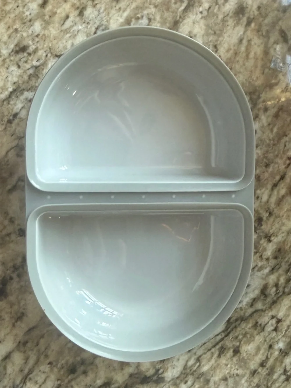 New Sure Feed Split Bowl - Grey